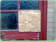 boarded up Portslade